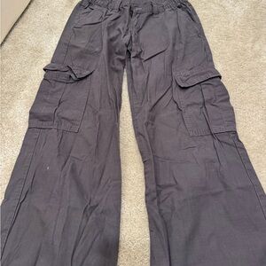 Brandy Melville Grey Cargo Pants